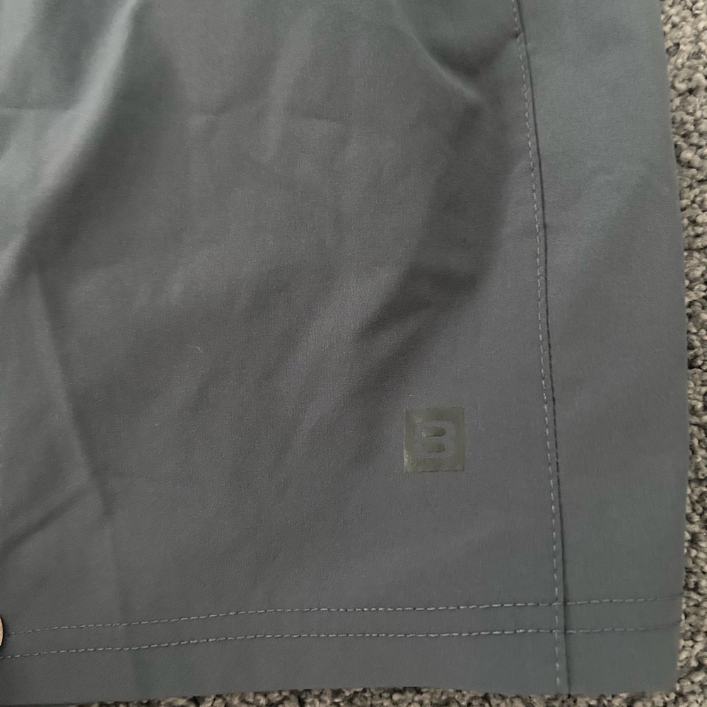 Layer 8 Men's Charcoal Athletic Shorts - Picture 2 of 3